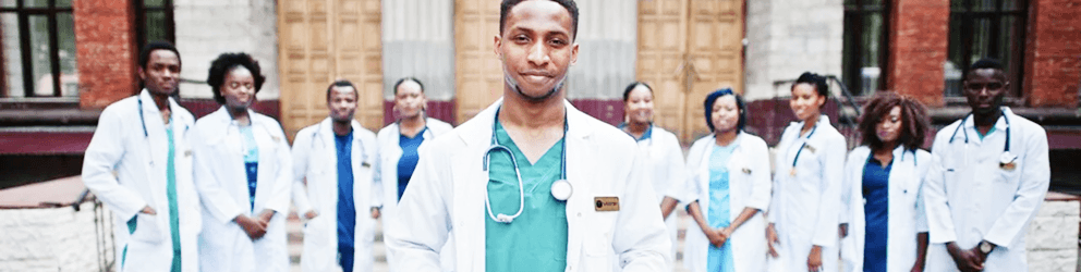 Team of doctors and medical staff